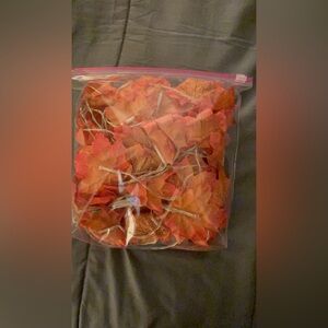 Artificial Autumn Leaves Decor- pack of 5 battery powered lights.